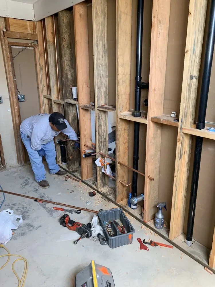 Commercial rough-in plumbing for Water Heater Replacement in Kettletown
